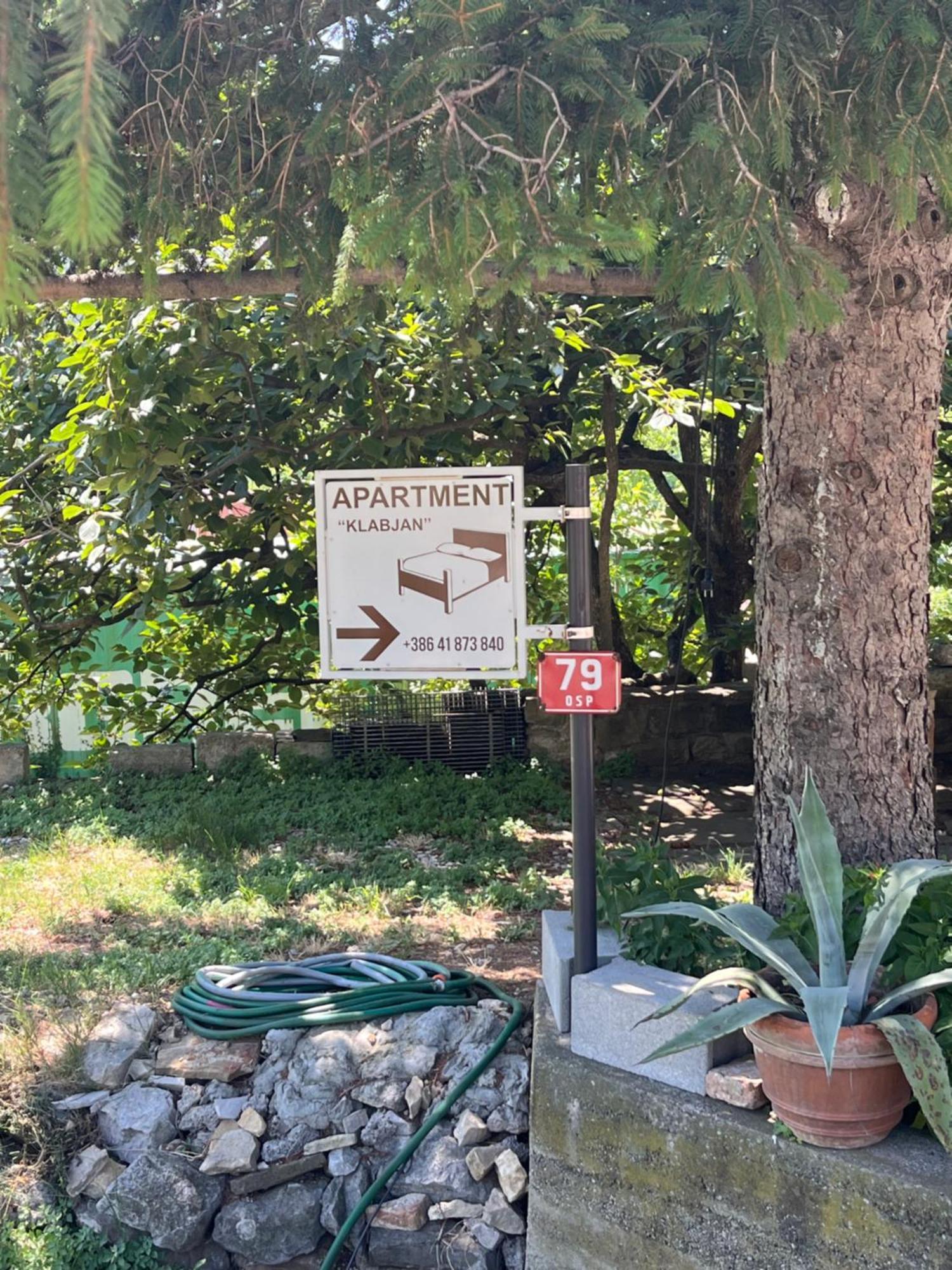 Apartmaji Klabjan - Kaki Osp Buitenkant foto